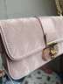 CHARINE&KATH 小&ck女包蜜桃粉法式腋下包包女小眾百搭高級感鏈條斜挎單肩包女 粉色 專(zhuān)柜禮盒裝 曬單實(shí)拍圖