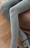 俞兆林（YUZHAOLIN）襪子女秋冬加長(cháng)腿套護膝襪套過(guò)膝長(cháng)筒襪子加厚保暖厚襪 曬單實(shí)拍圖