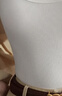 貓人女士吊帶背心女【露臍U領(lǐng)】寬肩百搭修身彈力短款T恤26年新 白色M 曬單實(shí)拍圖