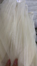 香影白色網(wǎng)紗半身裙女2026春季新款氣質(zhì)高腰長(cháng)裙垂墜感a字紗裙子 鷺白 S 155/60A/85-95斤 曬單實(shí)拍圖