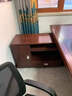 信京(XINJING)E0級老板辦公桌中式班臺實(shí)木貼皮總裁主管桌1.6米含雙柜 曬單實(shí)拍圖
