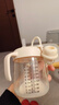 英氏（YEEHOO）兒童水杯嬰兒寶寶牛奶杯子吸管奶瓶1-3歲學(xué)飲杯吸管杯幼兒園 曬單實(shí)拍圖