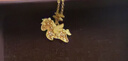 周大生【生日禮物】黃金吊墜女足金小飛馬獨角獸掛墜配項鏈 2.27g 曬單實(shí)拍圖