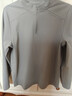 安踏零壓T丨半拉鏈通勤商務(wù)休閑長(cháng)袖T恤男士春季防曬運動(dòng)跑步打底衫 【升級防曬+勁道紗】沉靜灰7401-3 春季常規款 L (男175) 曬單實(shí)拍圖