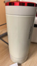 摩飛電器（Morphyrichards） 電熱水壺便攜式燒水壺旅行保溫電熱水杯316不銹鋼燒水杯密封調溫MR6060 0.3L 椰奶白 曬單實(shí)拍圖