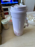 星巴克（Starbucks）杯子暮櫻翩翩系列高顏值可愛(ài)保溫杯便攜大容量隨行水杯男女士送禮 雙飲口不銹鋼杯配掛件480ml 曬單實(shí)拍圖