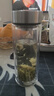 希諾雙層玻璃杯男家用商務(wù)辦公泡茶杯子過(guò)濾車(chē)載水杯XN-9302 345mL 曬單實(shí)拍圖