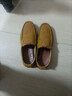 【真皮牛皮+手工上線(xiàn)】GENAI男士休閑皮鞋男牛筋底懶人一腳蹬男鞋豆豆鞋平底輕便加絨保暖透氣開(kāi)車(chē)鞋子 黃棕色 43碼 (265mm) 曬單實(shí)拍圖
