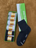 大嘴猴100%新疆棉襪子男中筒春夏網(wǎng)眼透氣7A抗菌防臭運動(dòng)襪 7雙禮盒裝 曬單實(shí)拍圖