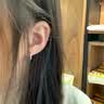 VOXCAE醫(yī)用鈦鋼養(yǎng)耳洞耳圈 耳骨耳釘素圈女冷淡風(fēng)睡覺(jué)免摘耳環(huán)男耳飾 L316鈦鋼耳圈【3對(duì)裝】 曬單實(shí)拍圖
