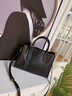 零度Zero包包女包輕奢品牌2026新款女士手提包生日紀念禮物送老婆女友 黑色 送品牌口紅 曬單實(shí)拍圖