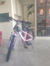 飛鴿兒童自行車(chē)拓界-T6山地車(chē)男女學(xué)生腳踏車(chē)童車(chē)星芒粉紫7速 20英寸 曬單實(shí)拍圖