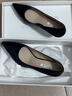 百麗通勤高跟鞋女26春新優(yōu)雅真皮單鞋JD013AQ6 黑色6.5cm-牛皮革 37 曬單實(shí)拍圖