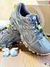 亞瑟士ASICS男鞋女鞋越野舒適戶(hù)外運動(dòng)鞋耐磨透氣慢跑鞋 GEL-KAHANA 8 藍灰色020 42 曬單實(shí)拍圖