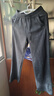 啄木鳥(niǎo)褲子女直筒褲2025秋冬新款高腰顯瘦顯高百搭衛褲休閑褲 深灰 L 曬單實(shí)拍圖