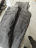 羅蒙2026新款春秋高端灰色牛仔褲男士冬款寬松直筒闊腿彈力休閑長(cháng)褲子 尼納灰 30 腰圍2尺3 適合120斤左右 曬單實(shí)拍圖