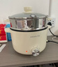 九陽(yáng)（Joyoung）電煮鍋電熱鍋泡面火鍋宿舍小電鍋電蒸鍋寢室2.5L蒸煮一體蒸屜蒸籠電蒸鍋HG25-G201S 曬單實(shí)拍圖