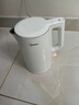 美的（Midea）電熱水壺家用燒水壺泡茶0涂層食品級304不銹鋼自動(dòng)斷電雙層防燙全鋼無(wú)縫1.5L大容量 MK-HJ1566 曬單實(shí)拍圖