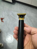 飛利浦（PHILIPS）同款剃頭理發(fā)器男士專(zhuān)用油頭雕刻推剪鬢角修剪器光頭神器剃光頭電動(dòng)刮胡刀 炫酷黑金款金屬機身+精鋼刀頭【常規熱銷(xiāo)款】 曬單實(shí)拍圖