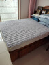 【國家補貼】A類(lèi)夾棉防水床墊床褥保護墊孩子老人隔尿墊單雙人 淺灰 150*200cm 曬單實(shí)拍圖