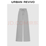 UR2025夏季新款女裝休閑松緊腰抽繩撞色邊闊腿褲UYY650052 曬單實(shí)拍圖