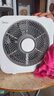 美的（Midea）電風(fēng)扇家用客廳臺扇大風(fēng)力學(xué)生宿舍臺式轉頁(yè)扇辦公室桌面電扇便攜 10吋 KYT25-22MW 曬單實(shí)拍圖