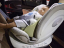 路途樂(lè )兒童安全座椅0–12歲i-Size認證坐躺式新國標 途躍pro粽野綠-智能 曬單實(shí)拍圖