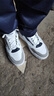 怪八蜀大碼男鞋春夏新款小眾設計休閑板鞋青少年運動(dòng)厚底小白4546鞋子男 YJ-AD022白藍色 41 曬單實(shí)拍圖