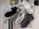 ROMON羅蒙襪子純棉網(wǎng)眼透氣吸汗雙螺口防滑夏鎖跟季運動(dòng)風(fēng)男士全棉短襪 曬單實(shí)拍圖