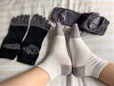 貓人五指襪子男士精梳棉抑菌防臭分趾襪撞色無(wú)骨短筒襪吸汗透氣短襪 【咖色+深灰+黑色】 無(wú)骨縫合不咯腳 3雙 均碼 【36-45碼】 曬單實(shí)拍圖