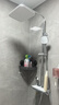 九牧（JOMOO） 花灑淋浴套裝鋼琴鍵大置物噴槍自動(dòng)除垢頂噴淋浴器琴雨系列 精銅耐用水路36602【經(jīng)典銀】 曬單實(shí)拍圖