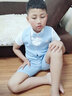 蘿卜唄唄兒童禮服男灰色西裝小孩演出走秀晚禮服鋼琴表演服高貴帥氣套裝春秋西裝燕尾服夏季 灰色三件套（外套+馬甲+褲子）配領(lǐng)結(jié) 90cm建議體重20-26斤 曬單實(shí)拍圖