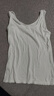 香影（xiangying）吊帶背心女內搭2026夏季新款打底衫修身顯瘦前后兩穿白色上衣 白色 均碼 曬單實(shí)拍圖