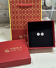 中國黃金（CHINA GOLD）足銀山茶花耳釘女款玫瑰花耳飾品小香風(fēng)情人節生日禮物送女友媽媽 【今/次日達】山茶花耳釘-螺絲A款 曬單實(shí)拍圖