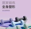 Keep啞鈴女士健身家用彩色浸塑環(huán)保手鈴亞鈴全身塑形櫻粉1kg*2 曬單實(shí)拍圖
