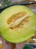 京鮮生 海南網(wǎng)紋蜜瓜 1粒裝 單果2斤起 生鮮水果   曬單實(shí)拍圖