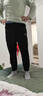 鴻星爾克運動(dòng)褲男春季梭織長(cháng)褲束腳九分褲速干吸濕排汗彈力休閑跑步男褲 曬單實(shí)拍圖