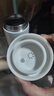 京東京造便攜式燒水杯恒溫杯電熱水壺燒水壺保溫杯旅行316L不銹鋼350ml白  曬單實(shí)拍圖