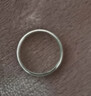 BJYLS999足銀戒指女男素圈食指環(huán)小眾開(kāi)口純銀尾戒飾品生日禮物送女友 【999足銀】極簡(jiǎn)素圈戒指-女款 曬單實(shí)拍圖