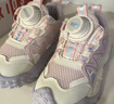 ABC KIDS兒童跑步鞋春秋季男女童百搭運動(dòng)鞋 米紫色 34  曬單實(shí)拍圖