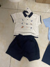 巴拉巴拉童裝男寶寶短袖t恤套裝嬰兒夏裝2026新款兒童可愛(ài)帥氣兩件套純棉 曬單實(shí)拍圖