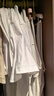 布先生280g重磅T恤長(cháng)絨棉男士純棉短袖小白T 白色 L/175  曬單實(shí)拍圖