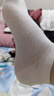 貓人女士襪子女【網(wǎng)眼無(wú)骨襪】春夏米白10A抑菌防臭涼感透氣中筒襪5雙 曬單實(shí)拍圖