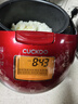 福庫（CUCKOO）電飯煲韓國品牌智能預約家用電飯鍋 多功能料理自動(dòng)洗滌智能迷你小型鍋電燉鍋CR-0660FR CR-0660FR 黑紅色 2-6人份 3L 曬單實(shí)拍圖