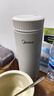 美的（Midea）便攜電熱水杯加熱杯電熱水壺保溫燒水杯350ml迷你旅行出差沖奶泡茶智能恒溫316L不銹鋼MK-DB35X22 曬單實(shí)拍圖