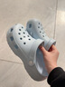 潔麗雅護士洞洞鞋女夏季2026新款涼鞋外穿防滑手術(shù)室醫護包頭涼拖鞋男夏 天空藍 38-39 【標準碼】 曬單實(shí)拍圖