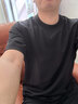 比音勒芬【長(cháng)絨棉】春夏男士上衣休閑戶(hù)外運動(dòng)多色親膚柔軟圓領(lǐng)短袖T恤 曬單實(shí)拍圖