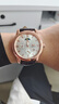 沃凱全自動(dòng)機芯械男士手表高檔日歷石英表男款潮流時(shí)尚手表男名表 時(shí)尚款白色面 曬單實(shí)拍圖