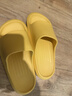 樸西香蕉船涼拖鞋女士浴室不易滑居家室內四季情侶拖鞋男 黃色 37-38 曬單實(shí)拍圖