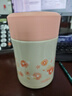 膳魔師（THERMOS）燜燒杯不銹鋼保溫戶(hù)外露營(yíng)保溫桶高顏值學(xué)生女士燜燒罐TCLA 山茶花 470ml 470ml 曬單實(shí)拍圖